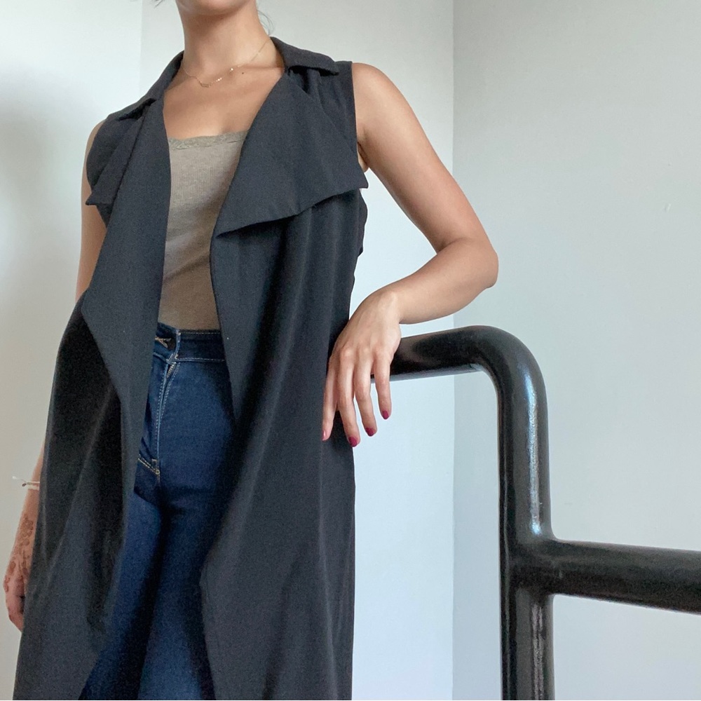 Trench Style Vest - Picture 2 of 3
